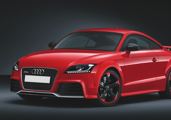 Red Audi TT RS Sports Car